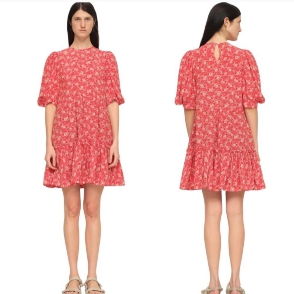 Sea New York Red Floral Mini Dress